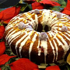Olive Oil Cranberry Bundt Cake
