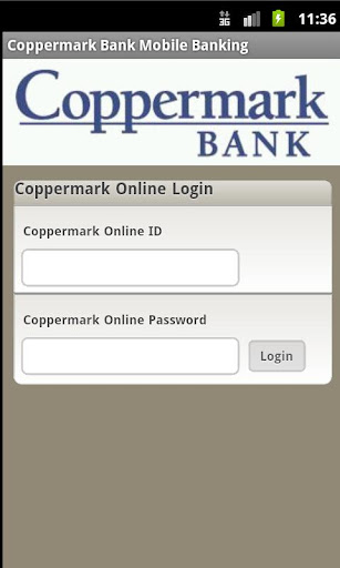 Coppermark Bank Mobile Banking