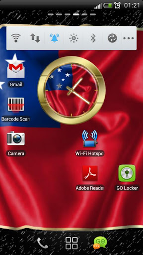免費下載個人化APP|Samoa flag clocks app開箱文|APP開箱王