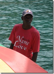 Pepe at the Carries wharf