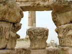 Another view of the stonework at Temple of Hercules w/journalist Chuck Holton