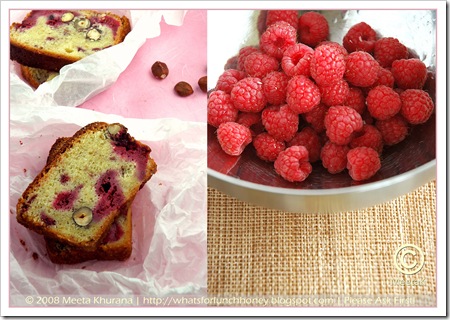 Raspberry Haselnut Cake Diptych (01) by MeetaK
