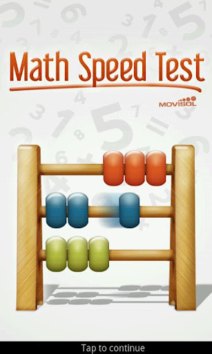 Math Speed Test