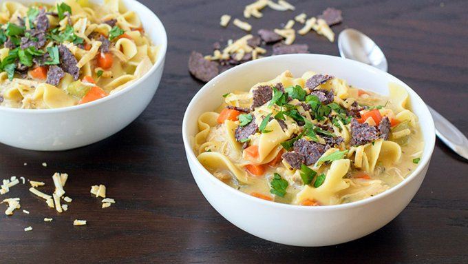 Creamy chicken  noodle easy Soup Noodle Yummly  Recipe recipe  creamy Easy Chicken