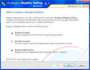Auslogics Registry Defrag