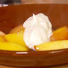 Baked Nectarines with Greek Yogurt and Honey