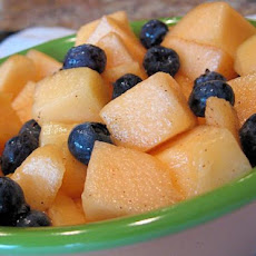Honeyed Cantaloupe With Blueberries