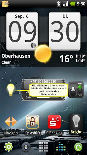 esdaSO's ScreenOn-Widget