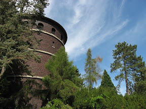 water tower in volunteer park