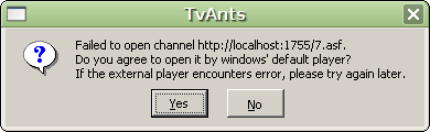 Error TVAnts