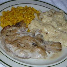Pork Chops with Mushroom Onion Gravy