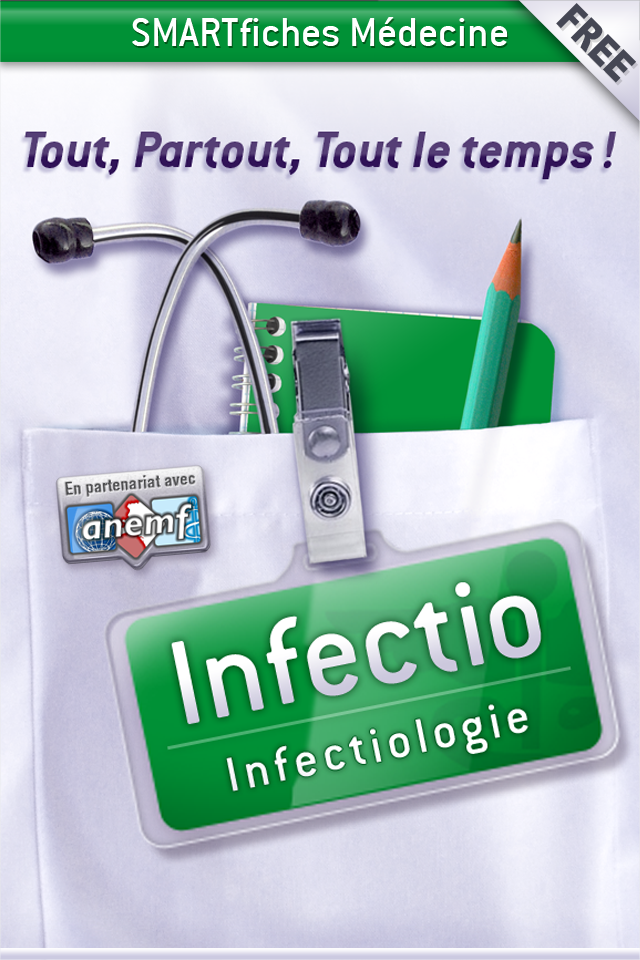 Android application SMARTfiches Infectiologie Free screenshort