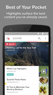 Pocket Screenshot