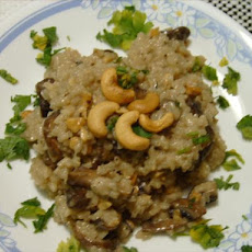 Nutty Mushroom Risotto