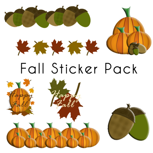 Fall Sticker Pack LOGO-APP點子