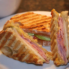 Sweet and Spicy Ham and Cheese Panini