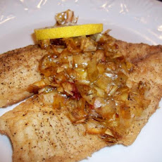 Jamaican Escovitch - Fish Served W/Spicy Marinade and Vegetables