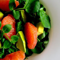 Avocado, Pink Grapefruit and Mache Salad