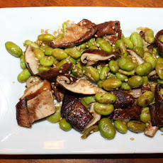 Grilled Shiitake and Edamame Salad