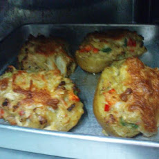 Stuffed Baked Potato With Cheese