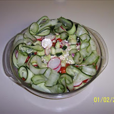 Beautiful Cucumber Salad