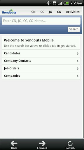 Sendouts Mobile