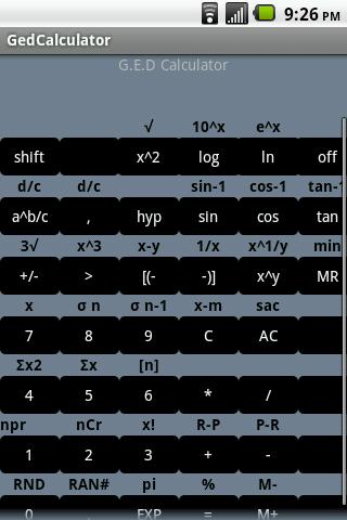 G.E.D Calculator