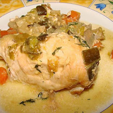 Chicken & Vegetables With Creamy Mustard-Herb Sauce ( Crock