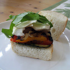 Fresh Mozzarella & Grilled Vegetable Sandwich