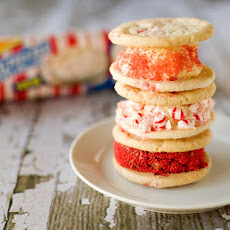Peppermint Ice Cream Sandwiches