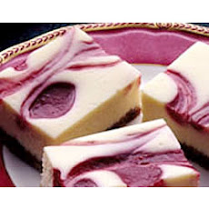 Strawberry Swirl Cheesecake Bars