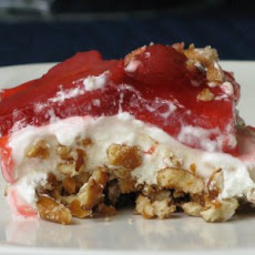 Strawberry/Pineapple Pretzel Salad (Paula Deen/Food Network)