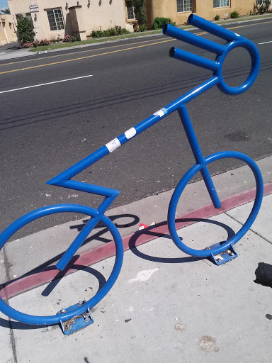 Blue Bike Person