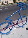 Blue Bike Person