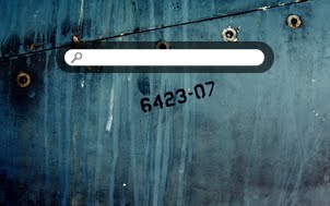 Grunge Blue Metal Panel with Numbers Texture
