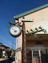 大袋幼稚園脇の時計