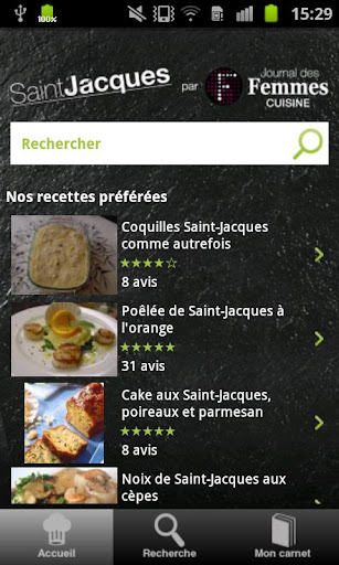 Recettes Saint-Jacques