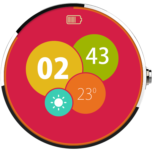 Bubbly Watch Face For Moto 360