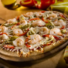 Shrimp Artichoke Heart Pizza