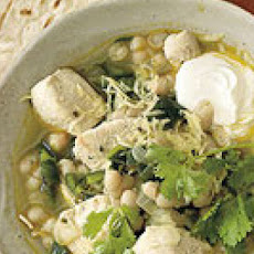 White Bean, Chicken and Poblano Chili