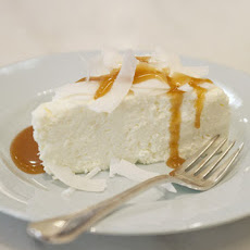 Coconut Pudding with Caramel Sauce