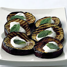 Grilled Eggplant with Lebneh