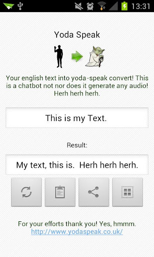Yoda Speak