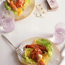 Warm Butter-Poached Lobster Salad with Tarragon-Citrus Dressing
