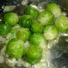 Basic Garlic Butter Brussels Sprouts