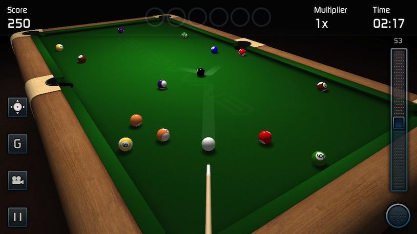 Android application 3D Pool Game screenshort