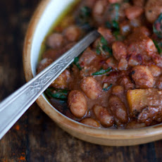Borlotti Bean Mole with Roast Winter Squash