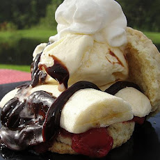 Banana Split Shortcakes
