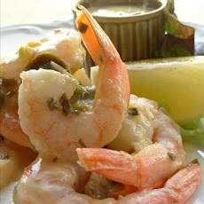 Jumbo Shrimp With Chive Butter
