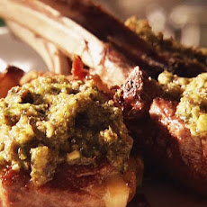 Seared Rack of Lamb with Pistachio Tapenade
